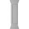 Ekena Millwork 12"W x 48"H Corner Newel Post with Panel, Peaked Capital & Base Trim (Installation kit included) NWL12X48CPP0B0 - alternate 1